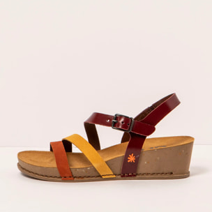 Sandalias 1930 MULTI BURDEOS/ I LIVE color Multi burdeos