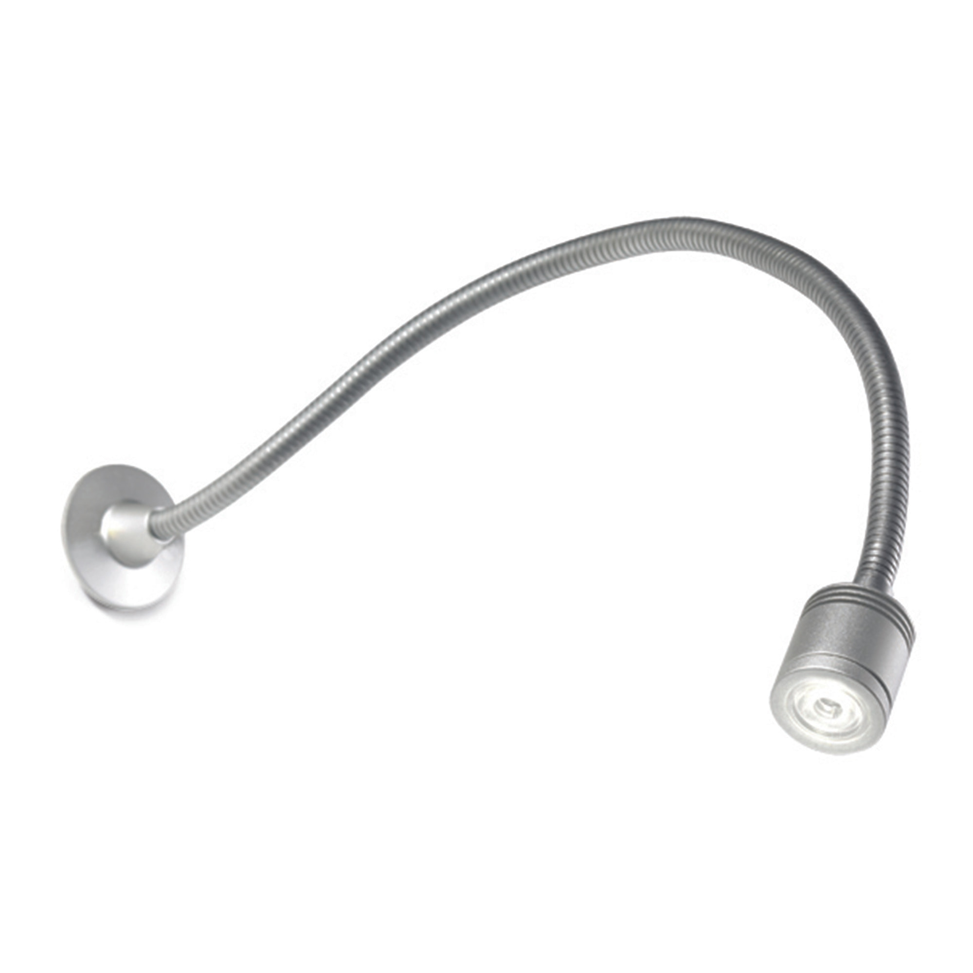 LEDS C4 Luz De Lectura Wall Led 2,2W 3000K Aluminio Anodizado 146Lm