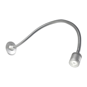 LEDS C4 Luz De Lectura Wall Led 2,2W 3000K Aluminio Anodizado 146Lm
