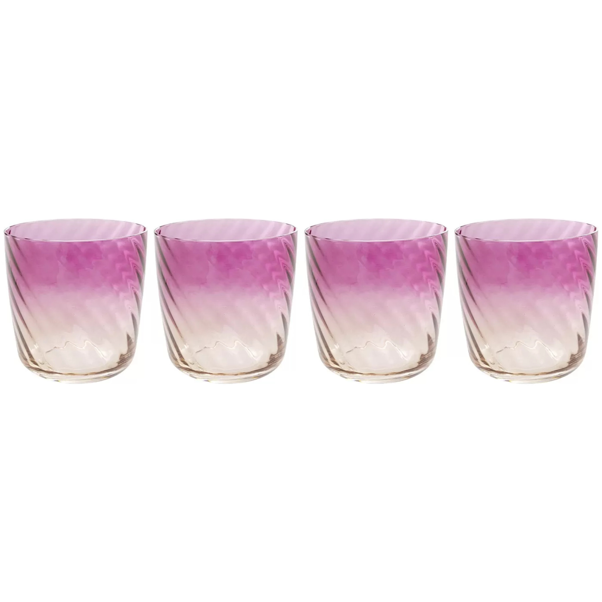 Verres à eau Twist set de 4 Kare Design