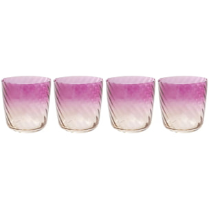 Verres à eau Twist set de 4 Kare Design