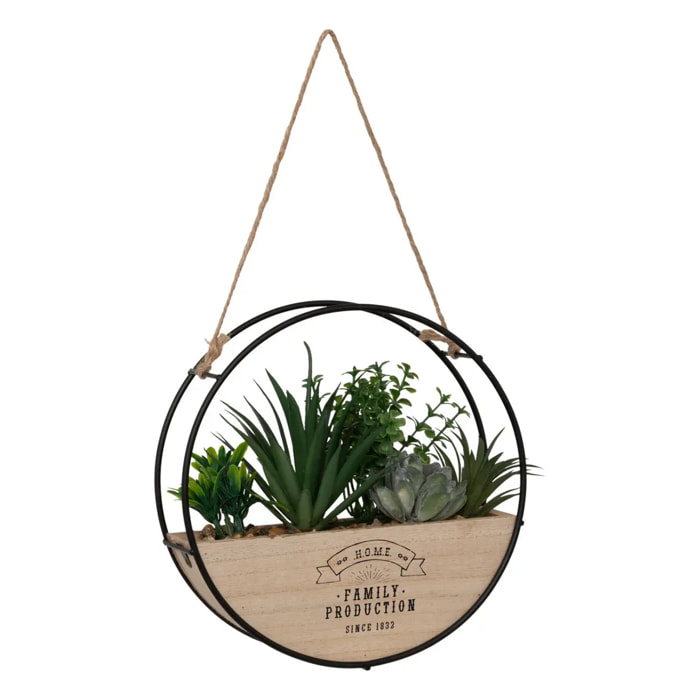 Plante artificielle suspendue "Krist" D20cm