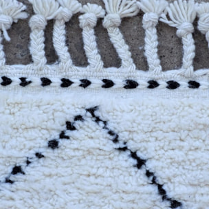 Authentique tapis berbère fait à la main en laine CAKE