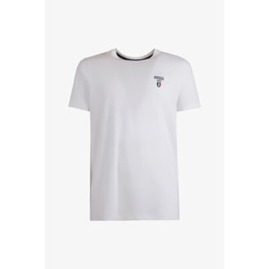 T-shirt Esercito bianca in cotone uomo
