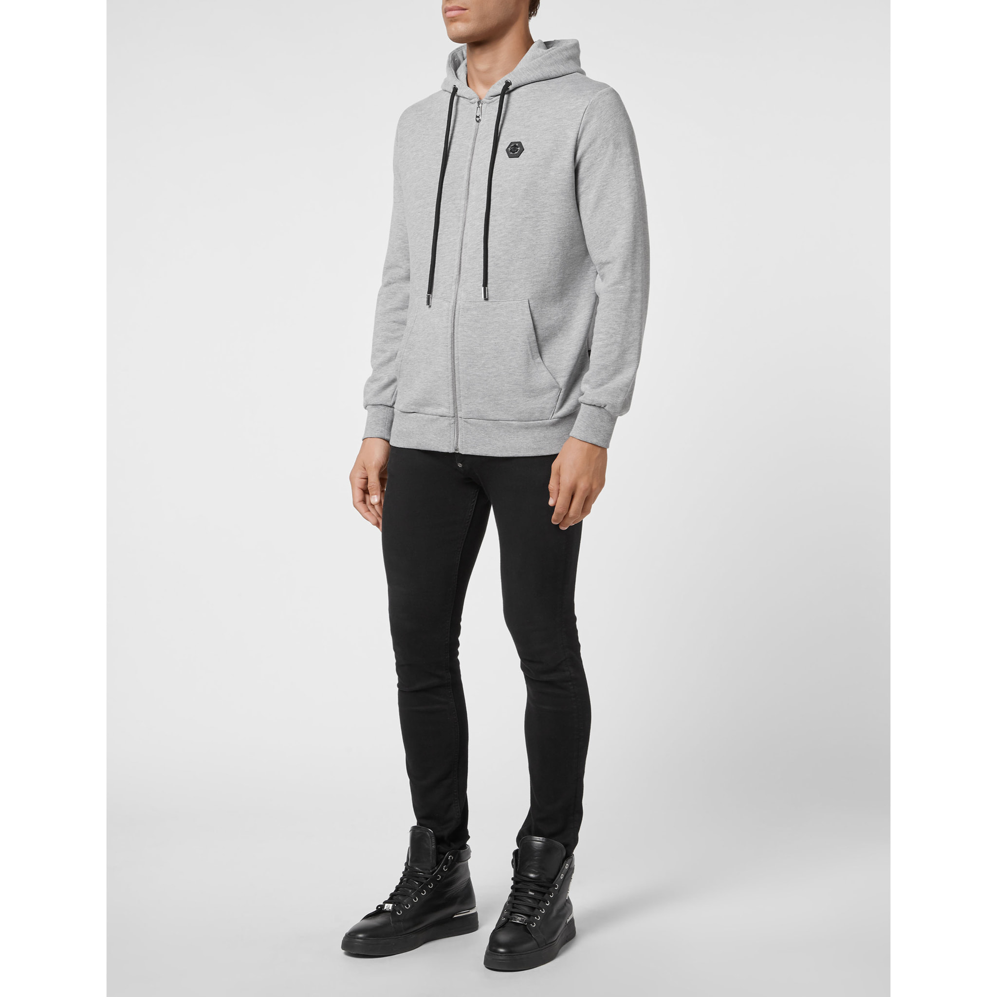 PHILIPP PLEIN Hooded Sweatjacket
