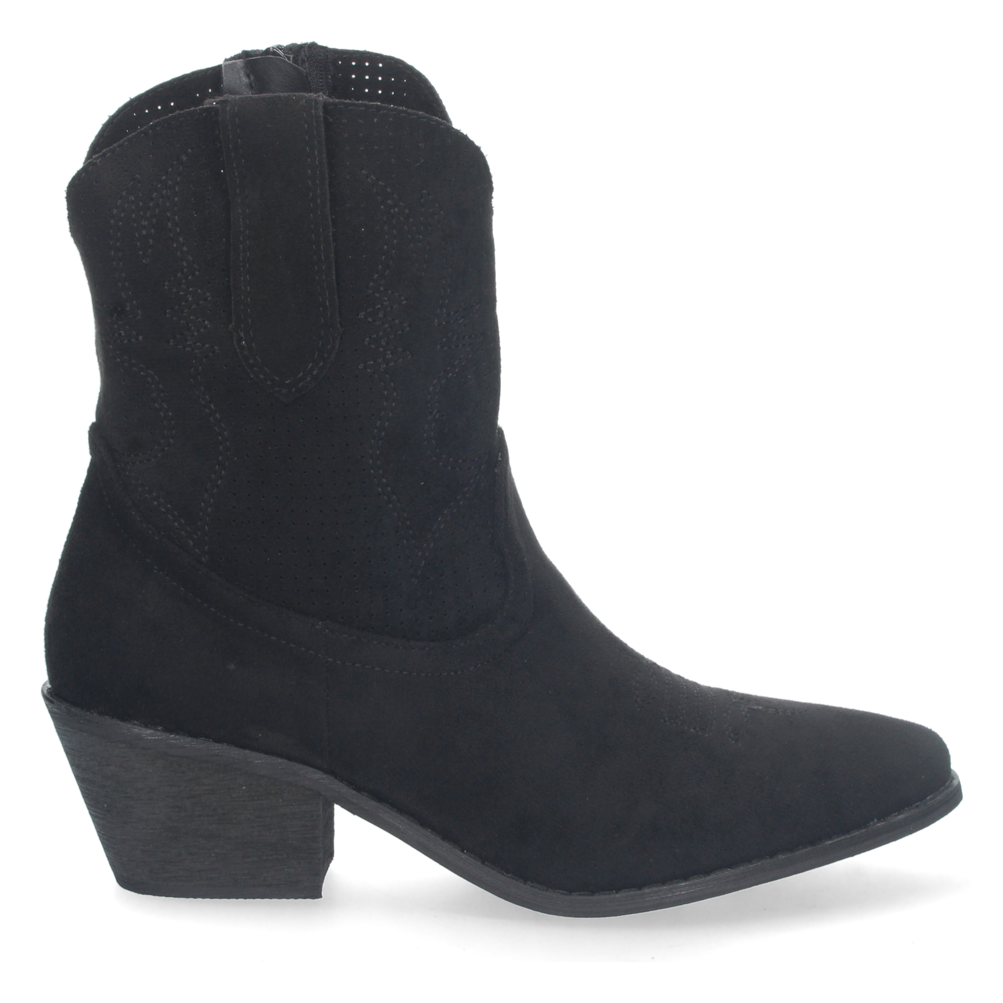 Botin de Tacon Campero con Cremallera