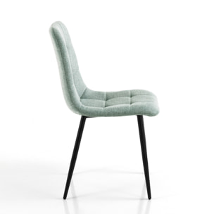 Tomasucci Set de 4 Chaises FAFFY VERT MENTHE EVO