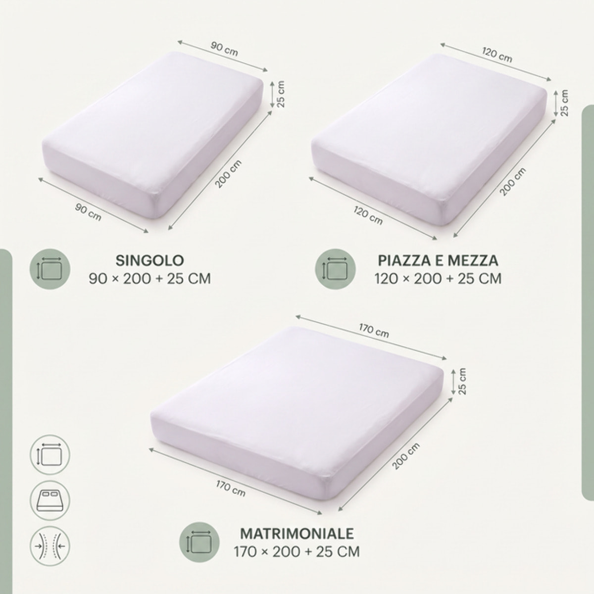 Coprimaterasso Intrecci Impermeabile in Microfibra Coral Effetto Vellutato con Rivestimento PU