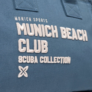 Bolso Bandolera Denim de Algodón Reciclado con Flecos SCUBA DENIM CROSSBODY
