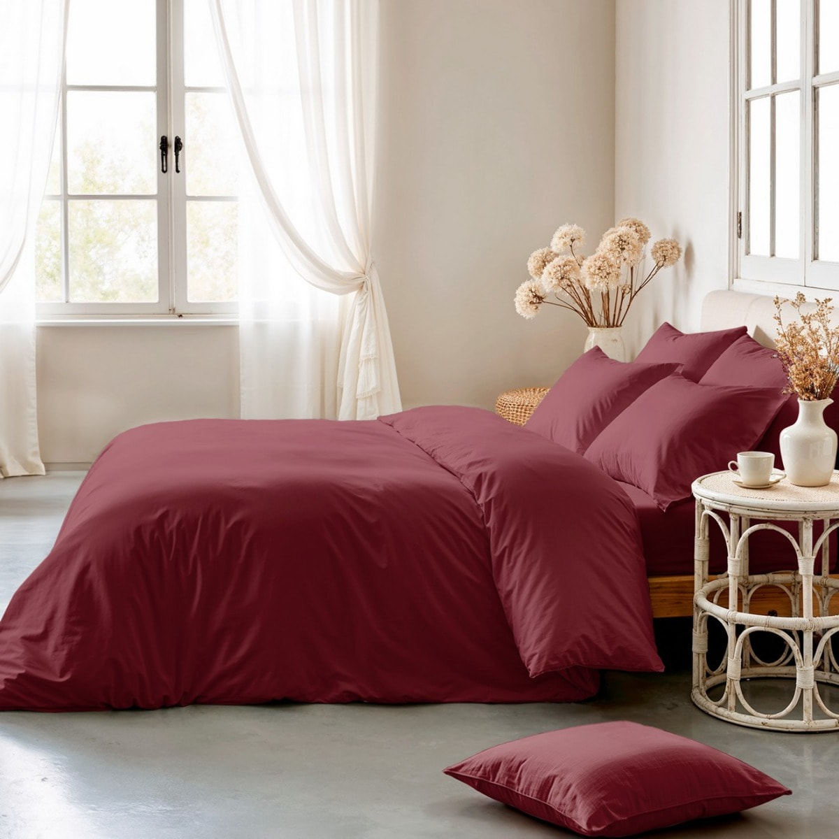 Housse de couette Prune Nordic