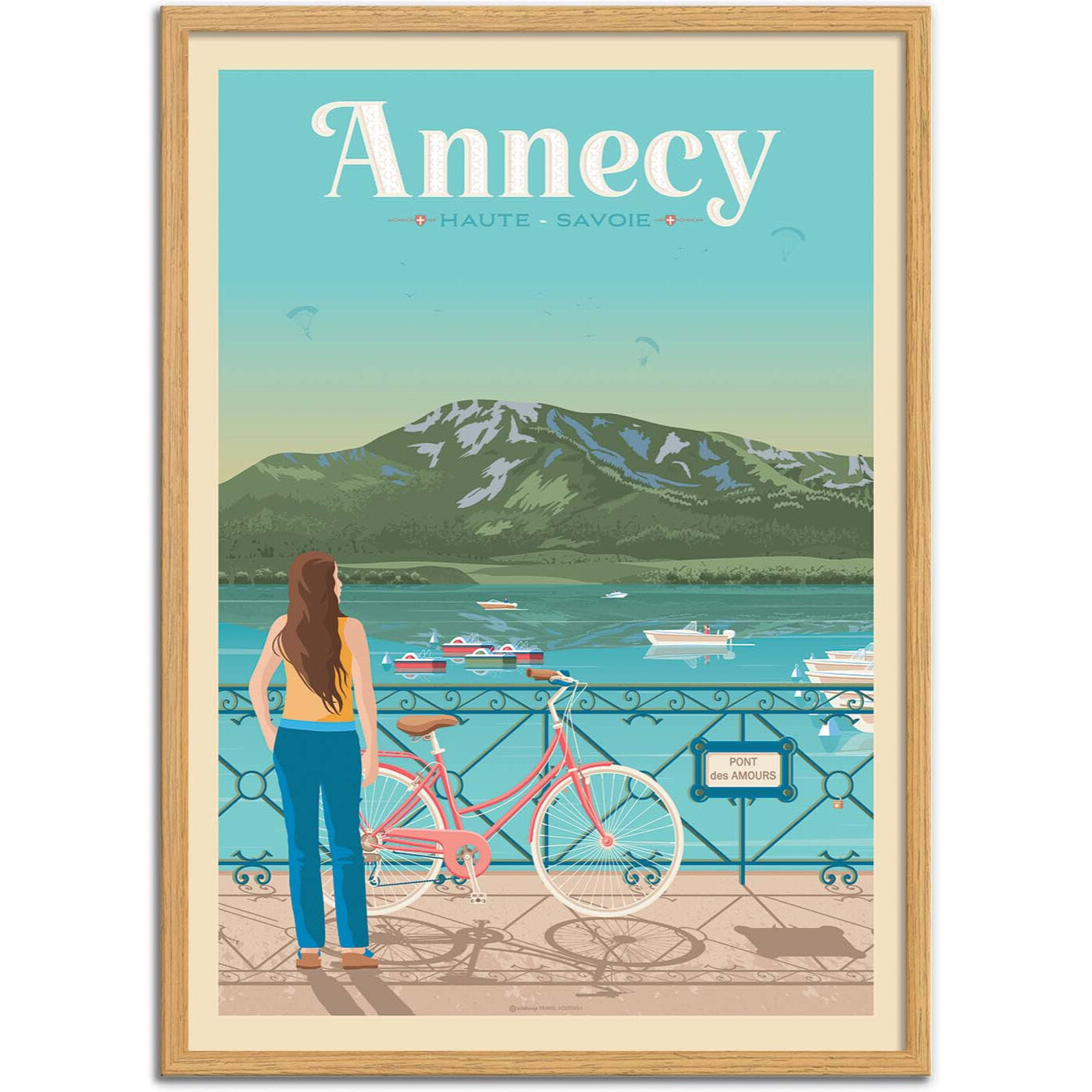 Affiche - Annecy - Olahoop Travel Posters