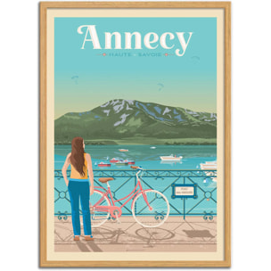Affiche - Annecy - Olahoop Travel Posters