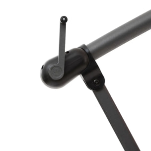 Parasol déporté carré "Manoa" Ambre 2,5 x 2,5m en aluminium acier et polyester