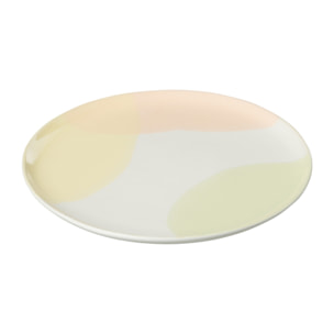 J-Line assiette Point - porcelaine - mix - small - 4 pcs