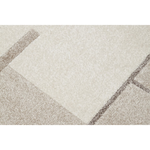 Tapis rectangulaire beige à motifs 150 x 220 cm IRENE