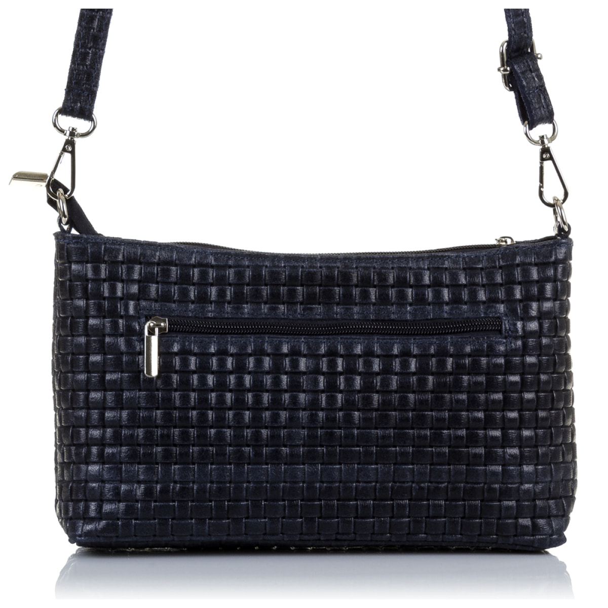 Zia Bolso bandolera Mujer.Piel auténtica Gamuza Grabado Geométrico