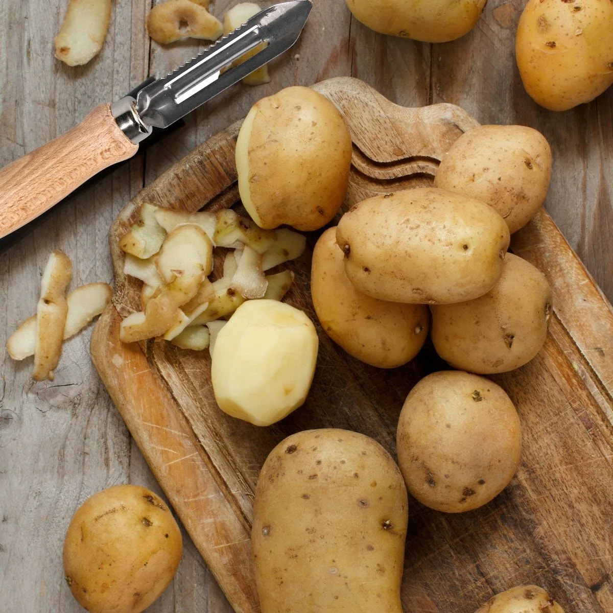 Lot de 2 éplucheurs à asperges manche en bois 15 cm Fackelmann