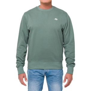 Sudadera de cuello redondo Hot Buttered Eagle azul mineral