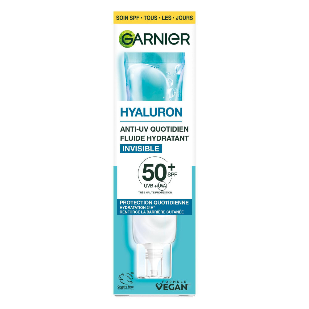 Garnier SkinActive Hyaluron Anti-UV Quotidien Hydratant Invisible SPF50+ 40mL
