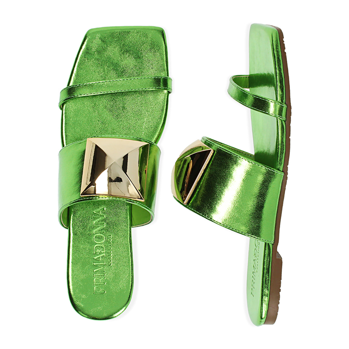 Chanclas laminadas verdes