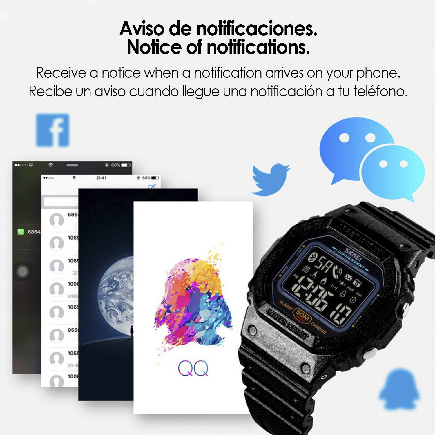 Smartwatch 1629 bluetooth diseño clásico con funciones avanzadas