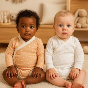 Pack 4 Body Basico Manga Larga