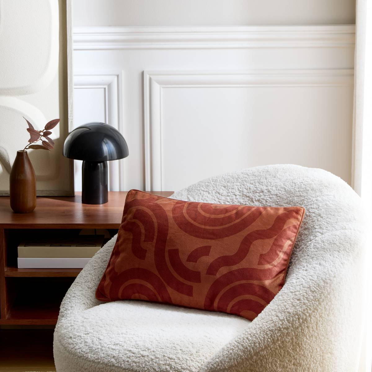 Coussin Lilou rectangulaire 30x50cm rose