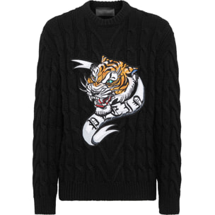 PHILIPP PLEIN Pullover Round Neck TATTOO