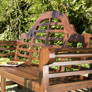 MAEVA - Banc de jardin Sumatra en bois teck huilé