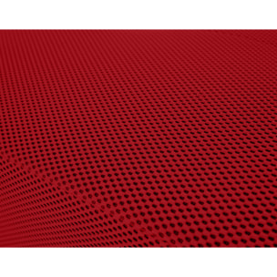 Onyx - canapé droit 2 places - en tissu mailles 3D - Rouge