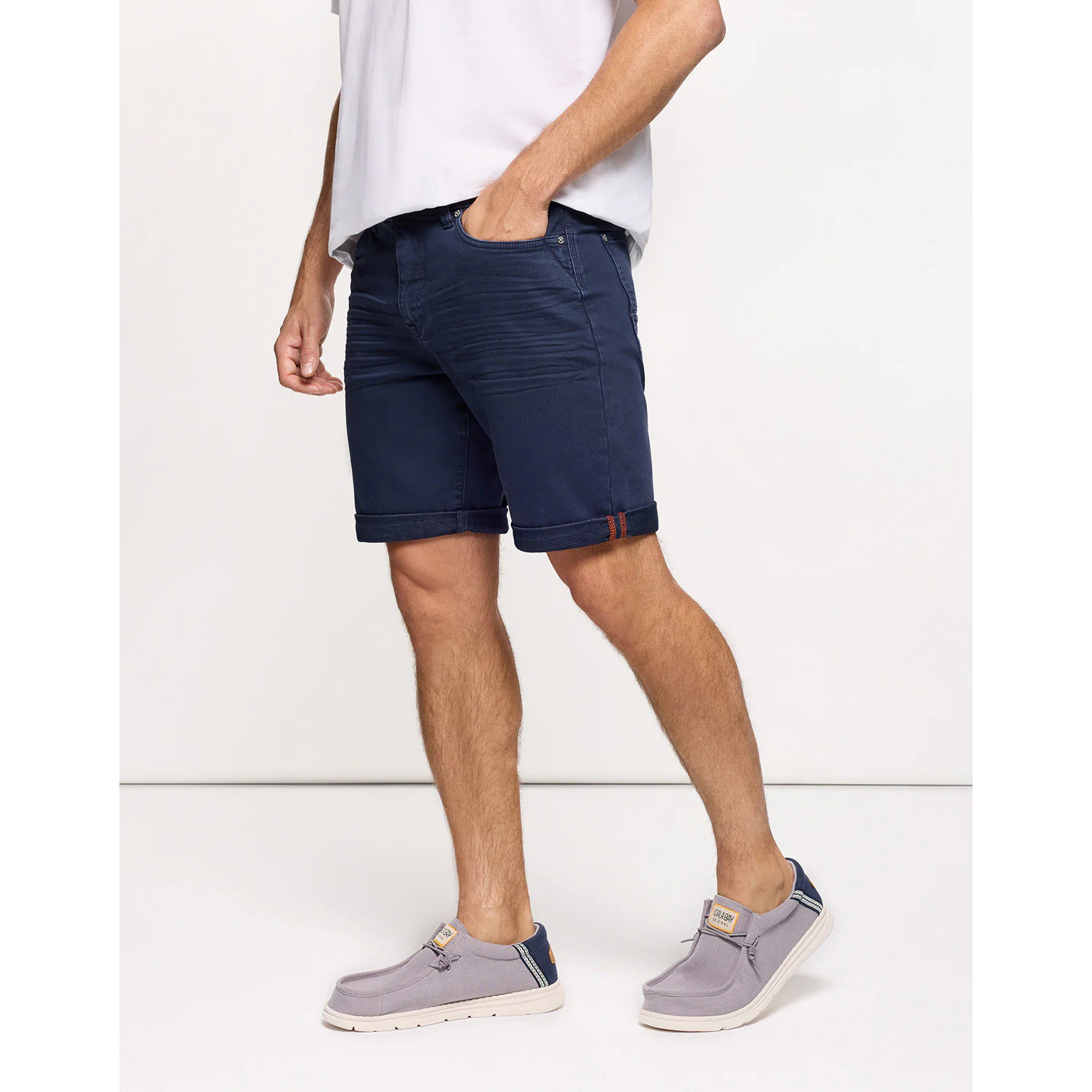 Bermuda Denim Azul Marino - Palm Beach