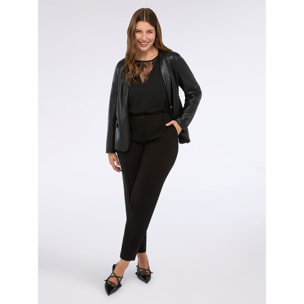 Fiorella Rubino - Pantalones New York en tejido elástico - Negro