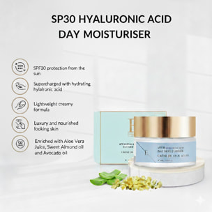 Crema de día con ácido hialurónico FPS 30