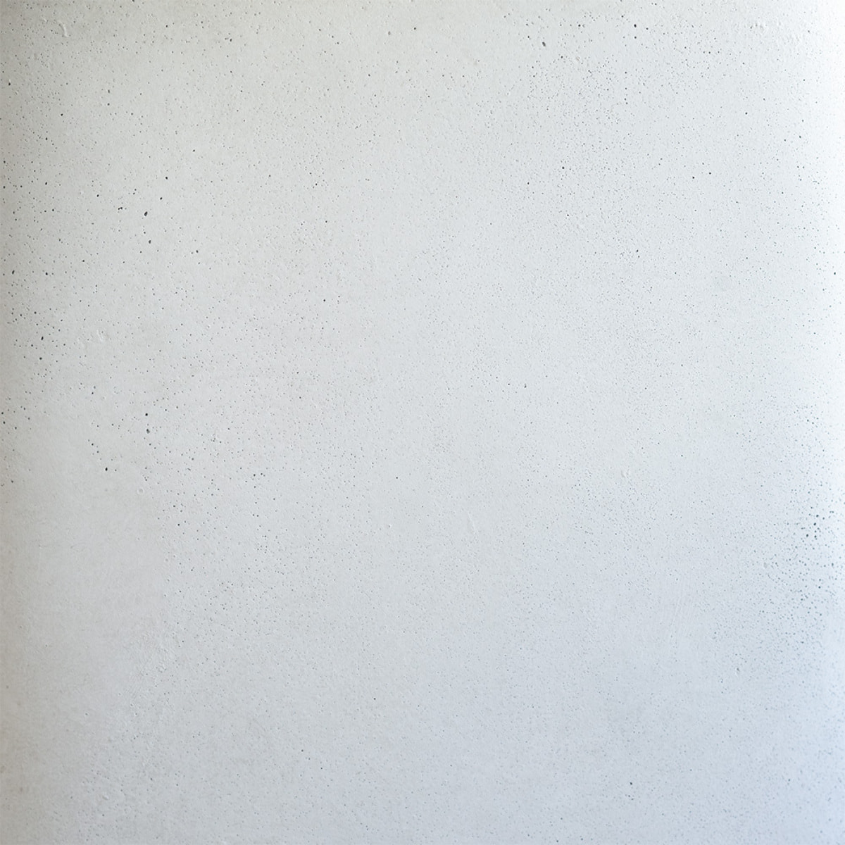 Table d'appoint ronde en béton blanc D35 cm - Santorini