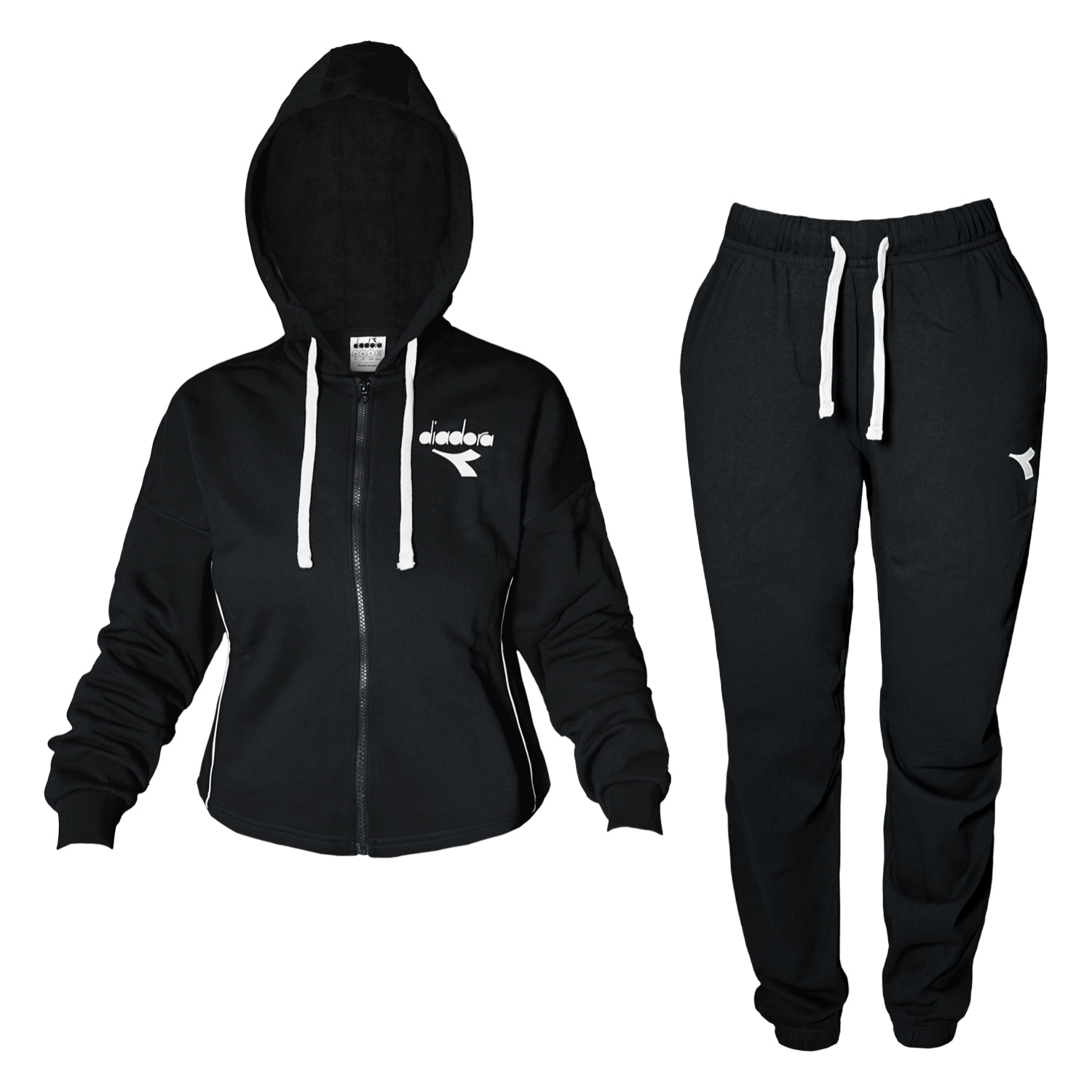 Tuta Donna DIADORA Cotone Felpato Full Zip Art.102182268