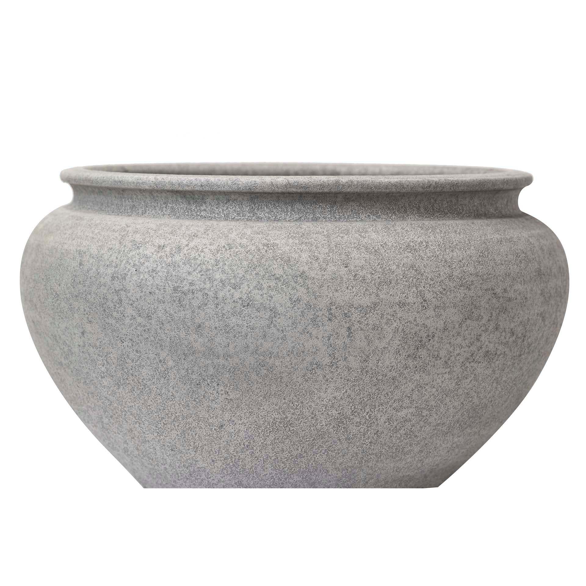 Macetero Ceramica Gris 40x40x35 Cm