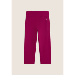 Leggings corsaro vita alta in tessuto tecnico quick dry