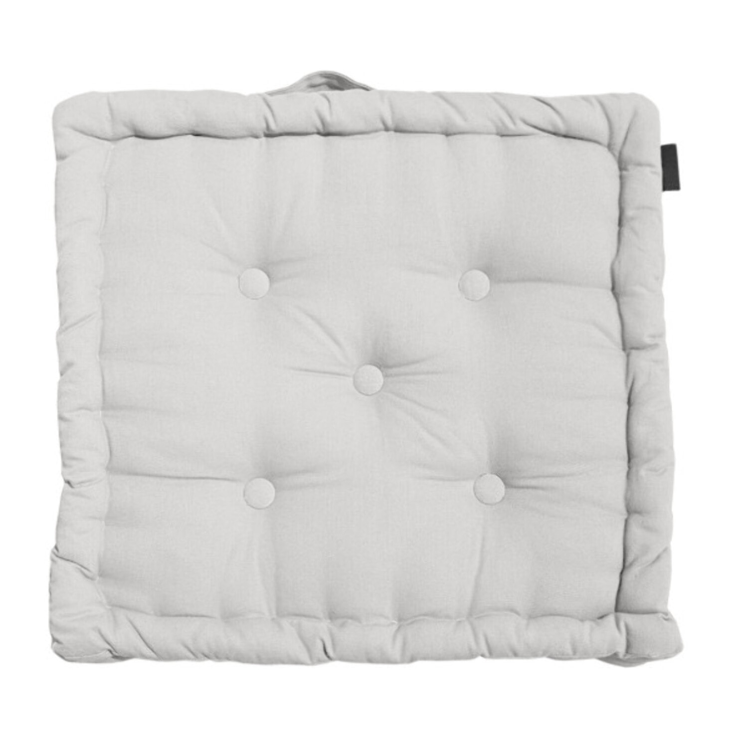 Coussin de sol 50 x 50 cm capitonné et matelassé en coton - KALA