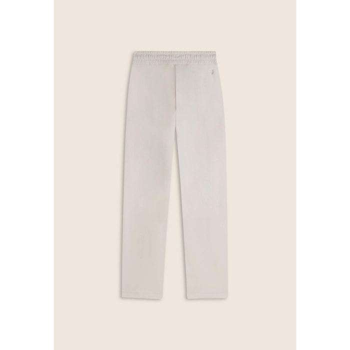 Pantaloni cropped in French Terry modal stretch tinto