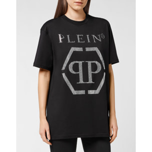 PHILIPP PLEIN T-Shirt Round Neck HEXAGON