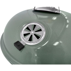 Barbecue charbon ESSENTIELB EBCK1 vert sur pieds  55 cm