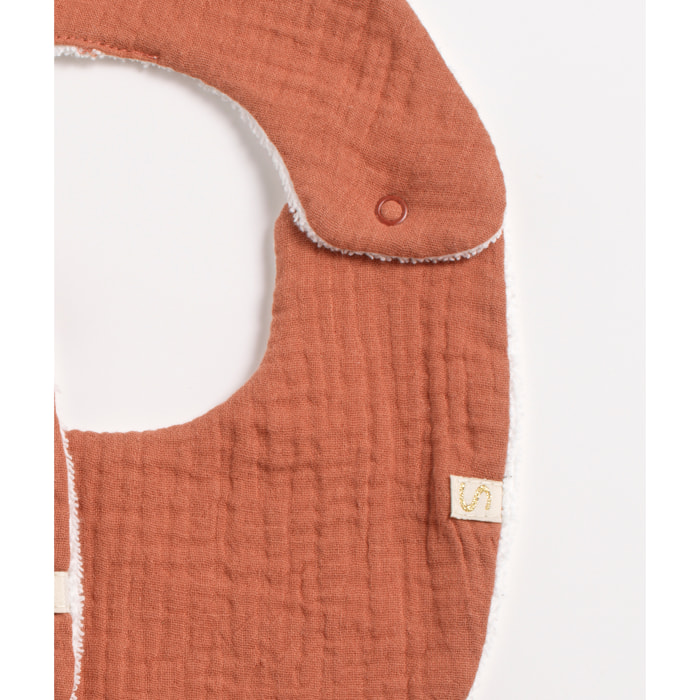 Lot de 2 bavoirs en gaze de coton