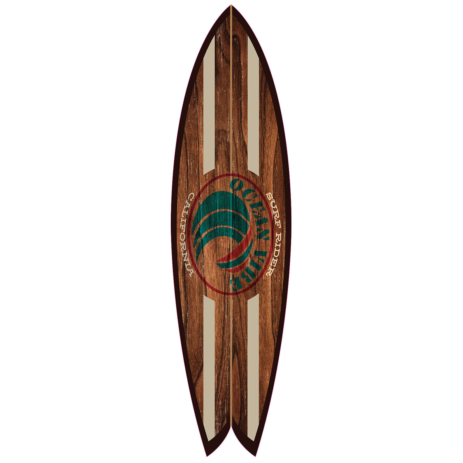 Planche de surf décorative ocean vibe Tableau alu Dibond
