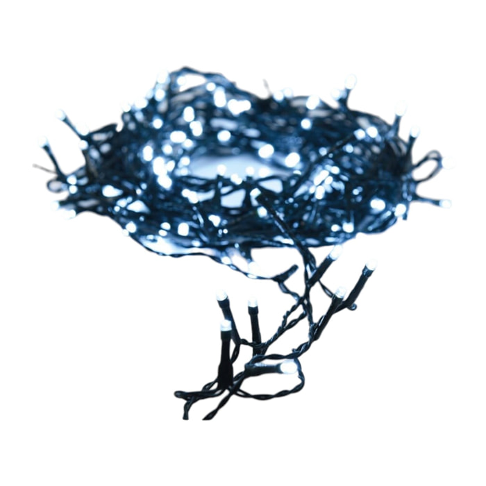 guirnaldas con 480 luces led en blanco frío - cable 3m
