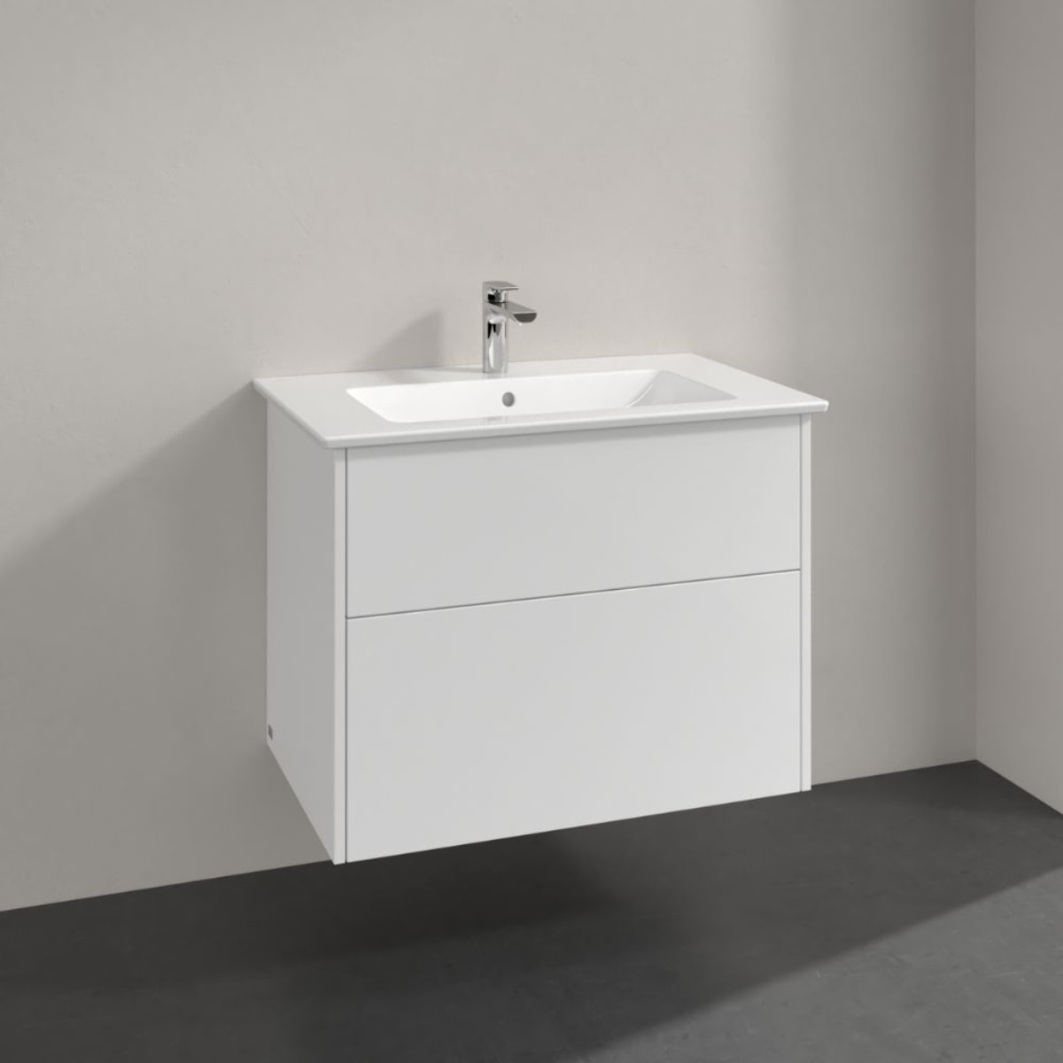 Set meuble avec vasque Finero Villeroy & Boch 80cm Blanc brillant