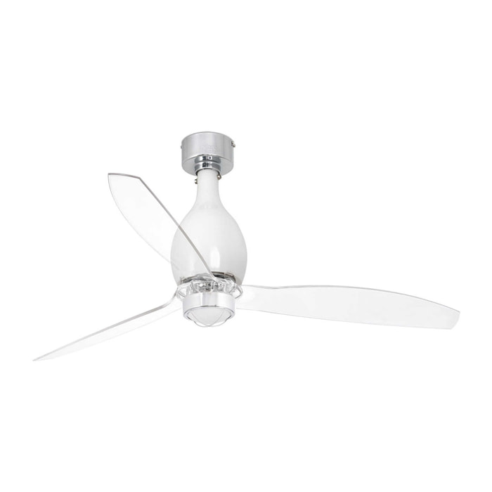 MINI ETERFAN M LED Ventilateur blanc brillant/transparent DC