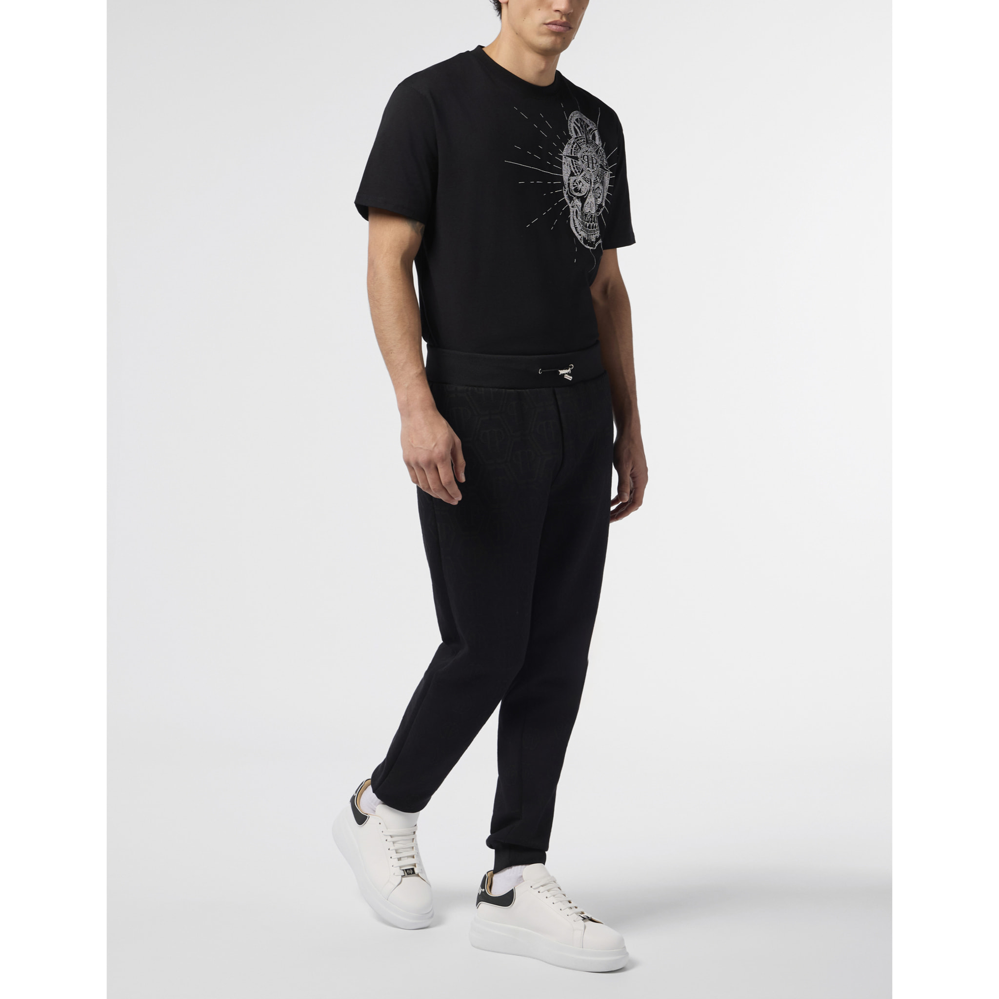 PHILIPP PLEIN Jogging Trousers Monogram Paisley