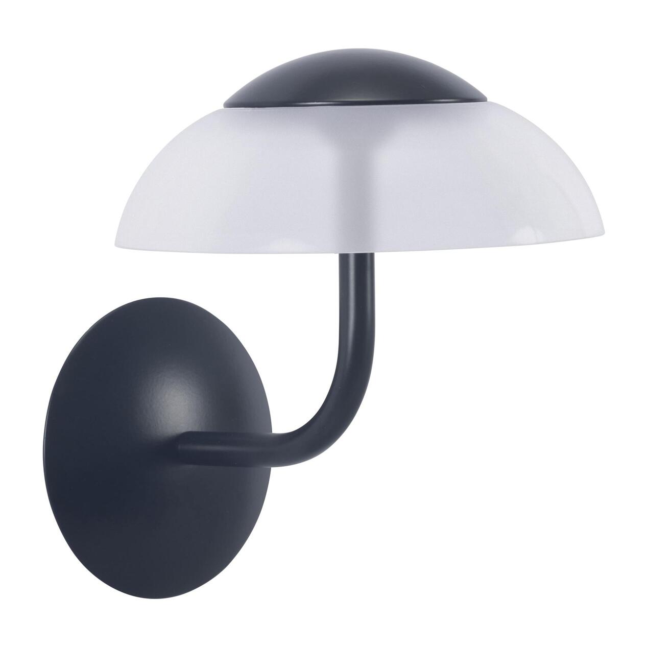 FORLIGHT Eclipta II aplique negro con luz led blanco cálido 3000K