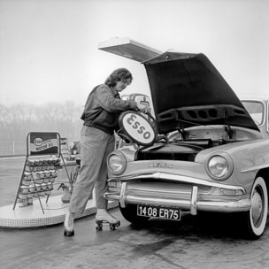 Tableau noir et blanc Paris Insolite Tableau alu Dibond