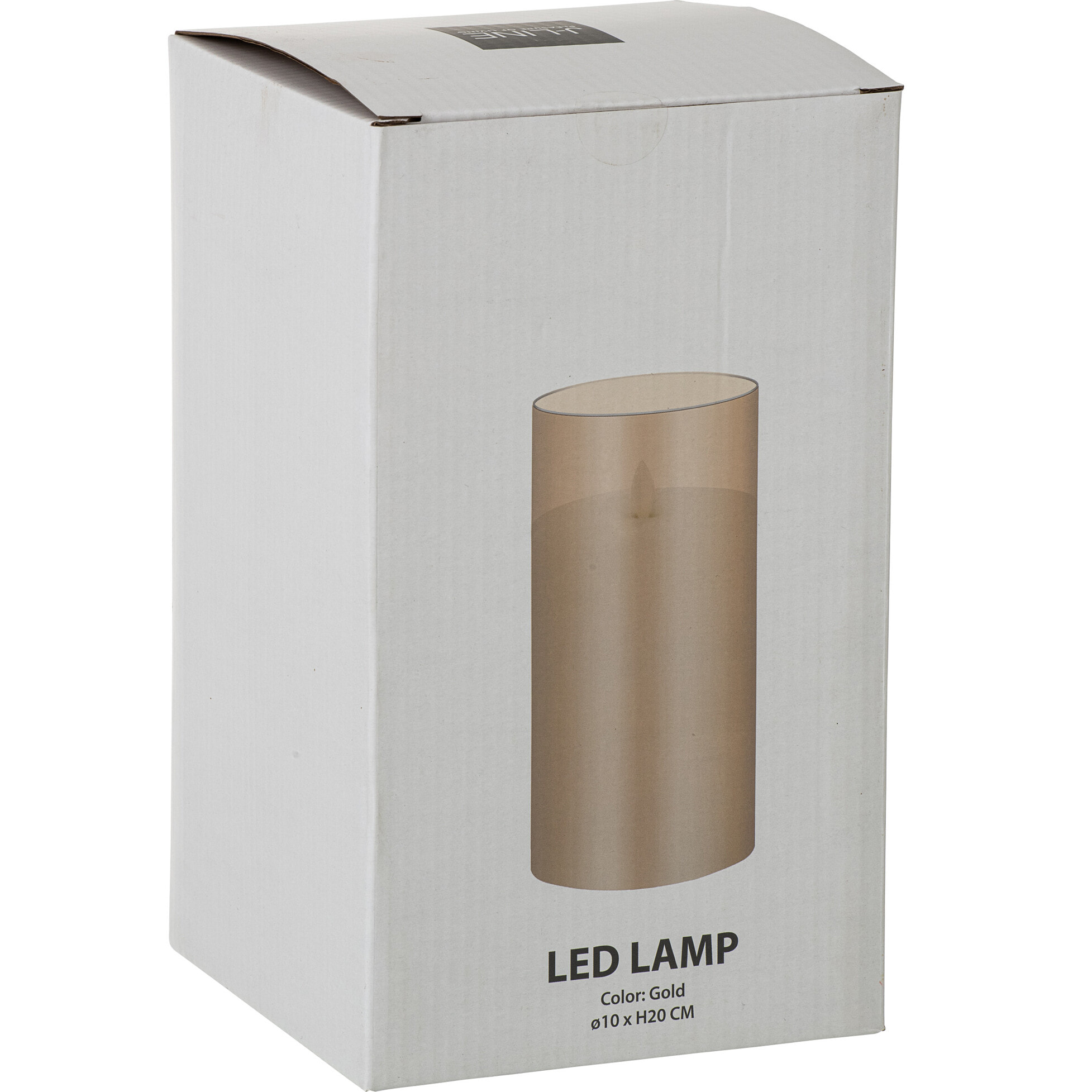 J-Line lampe Brillante - verre - or - medium - LED